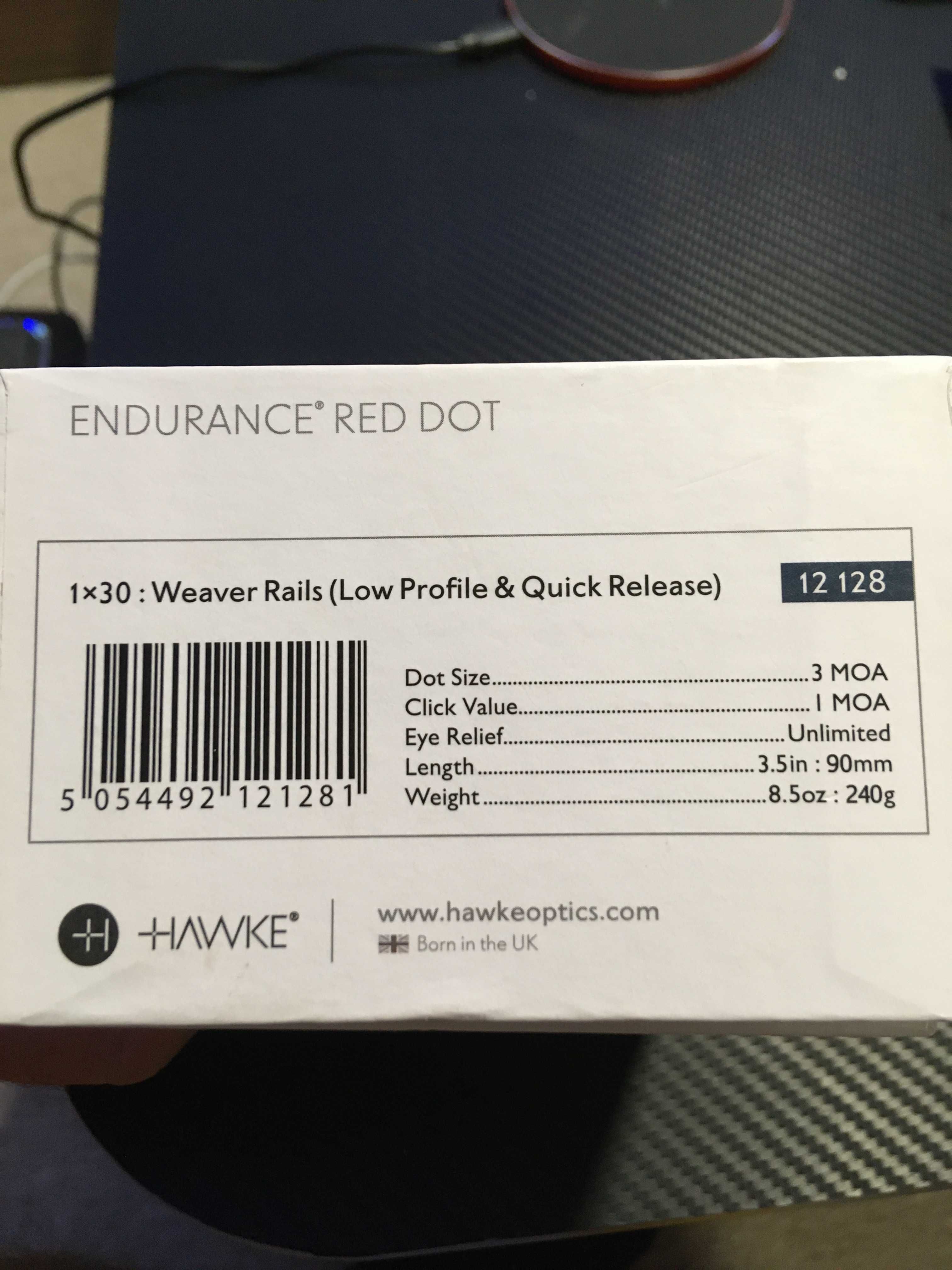 Hawke endurance red dot 1x30 (оптика)