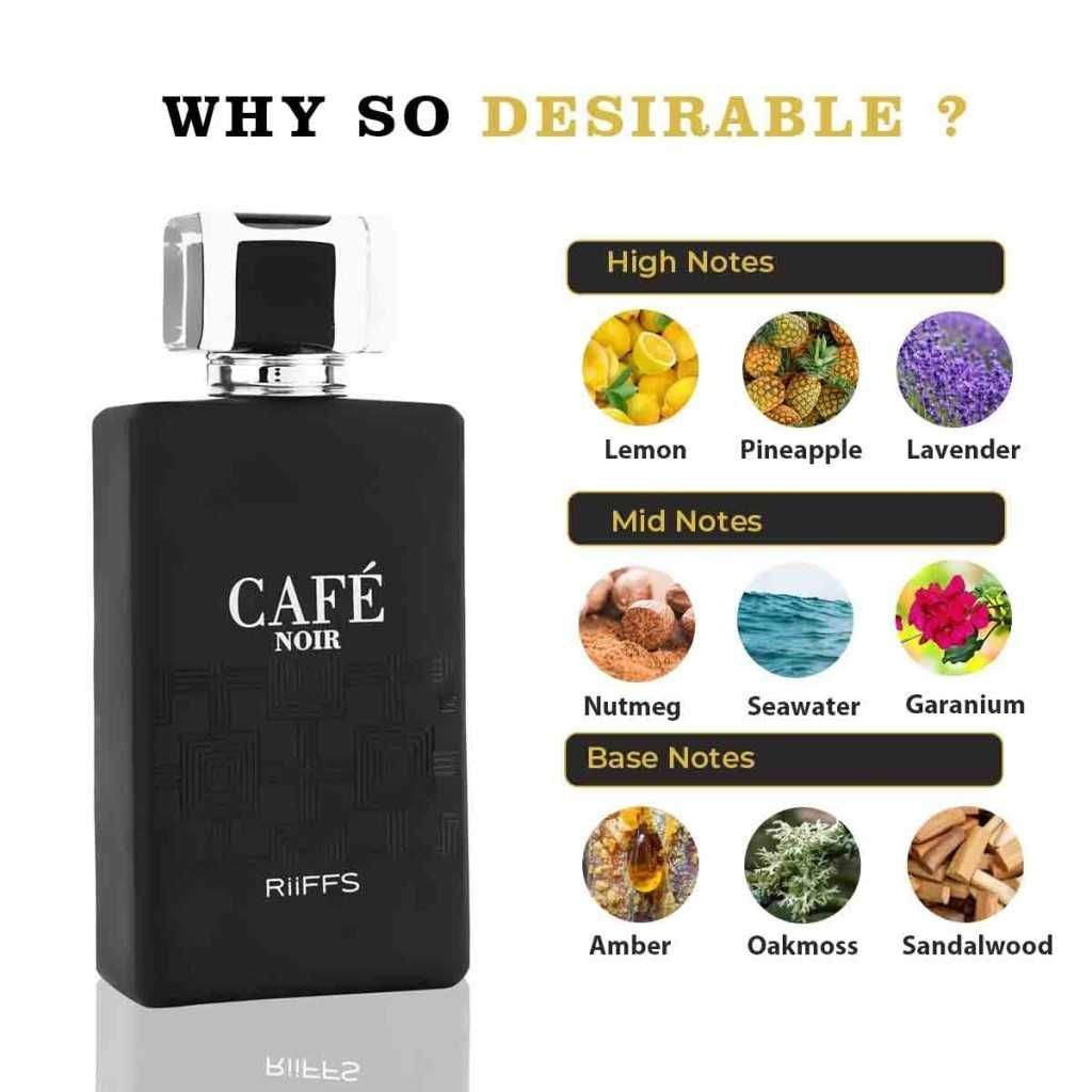 Оригинален Арабски парфюм Café Noir RiFFS Eau De Perfume For Men-100ml