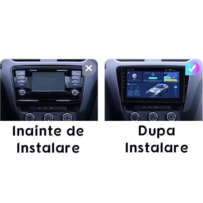 Navigatie Skoda Octavia 2008-2013, Android 14, 9INCH, 4GB RAM/64GB ROM