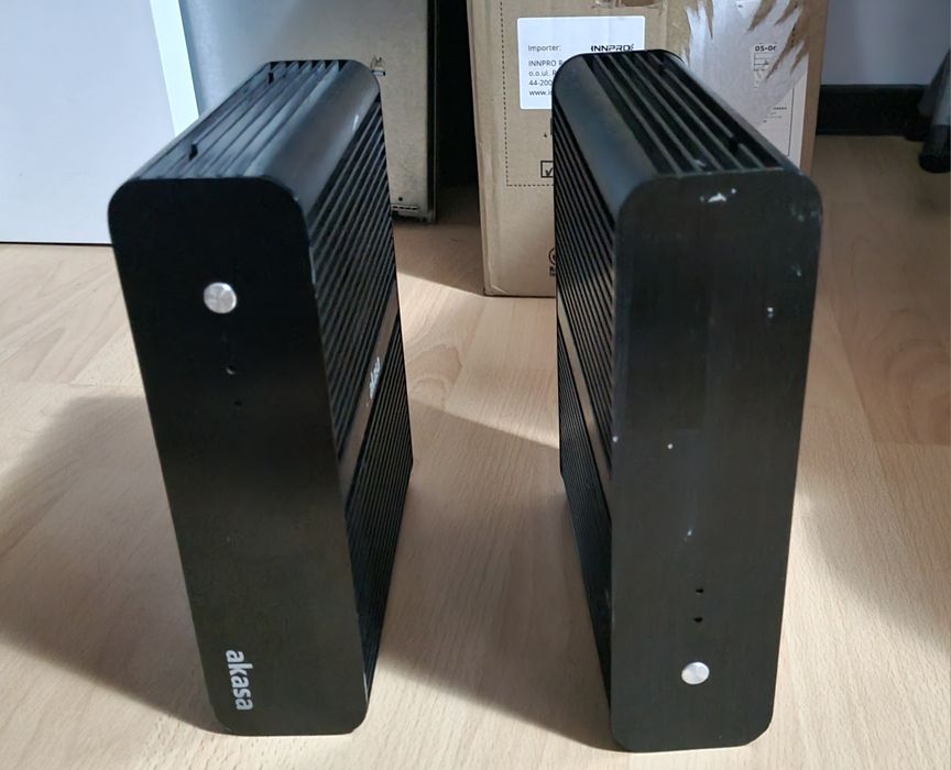 Carcasa neagra, Akasa Euler Fanless mini-ITX NUC, diverse utilizari