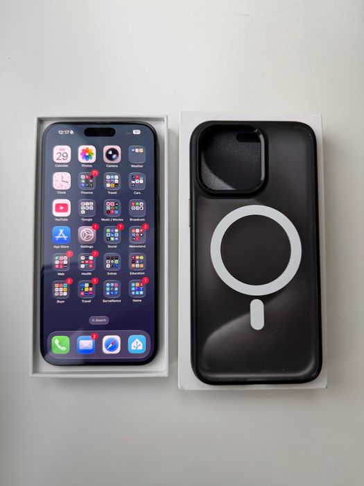 iPhone 15 Pro Max 256GB Black Titanium - без забележки в гаранция