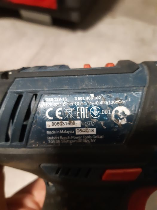 Bormasina filetanta Bosch GSR 12V-15