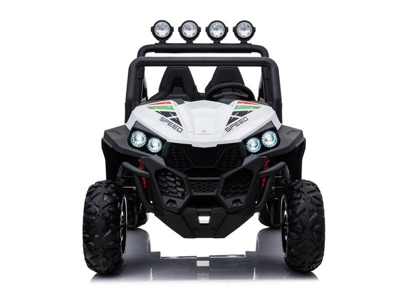 UTV electric pentru copii Golf-Kart S2588 180W PREMIUM #Alb