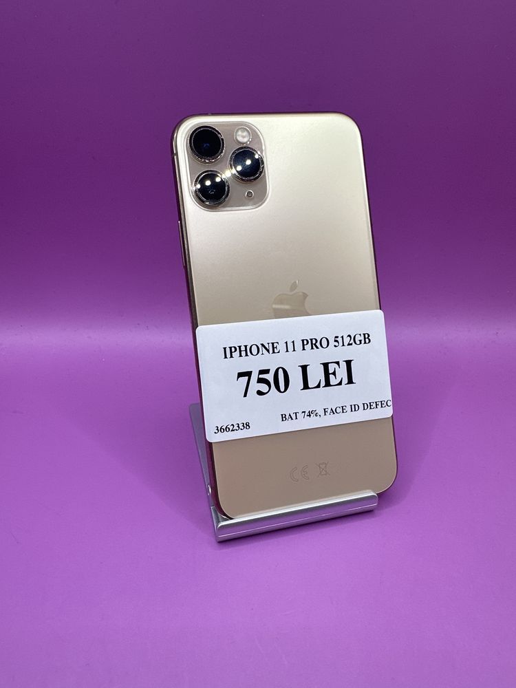 Iphone 11 Pro 512gb faceid defect •Matei Amanet Crangasi•36623