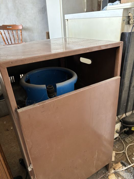 Старинна газова печка Карко с бутилка