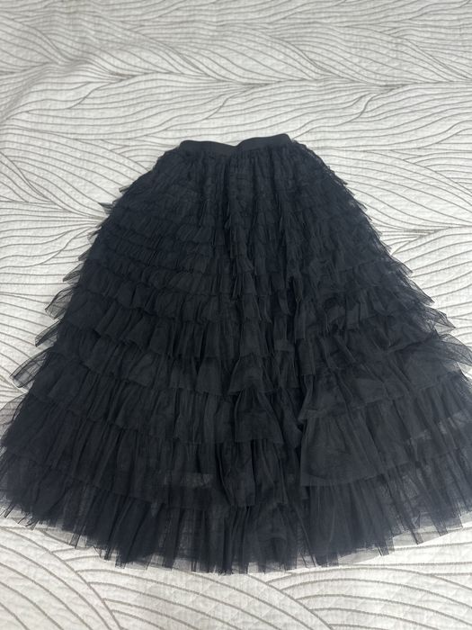 Юбка  черная  на резинке