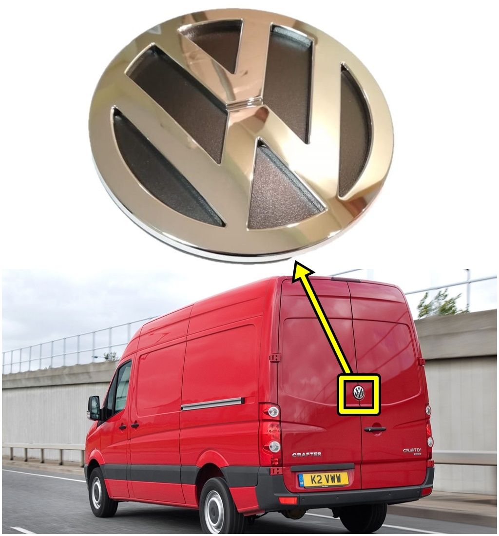 Задна емблема за Фолксваген Крафтер VW Crafter 2006-2016г. 120мм