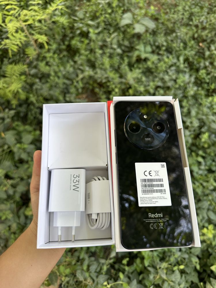 Redmi 14c 8/128 yangi karopka dakument full komplelt