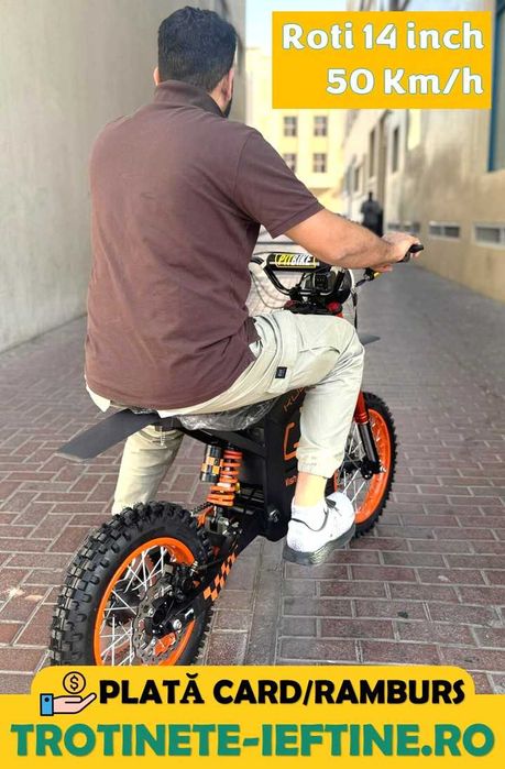 Trotineta-Moto Electrica Kugoo EV1, Baterie 21Ah, Greutate 38Kg