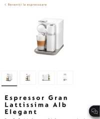 Vand Nespresso Gran Lattissima Alb, Cu garantie