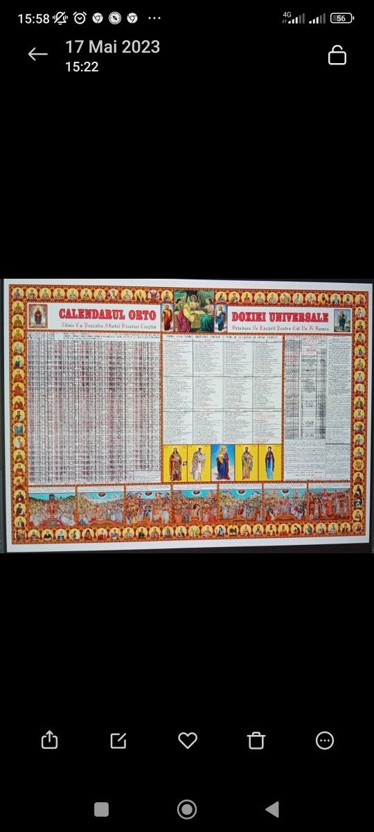 Calendare creștin ortodoxe,unice in lume pentru totdeauna