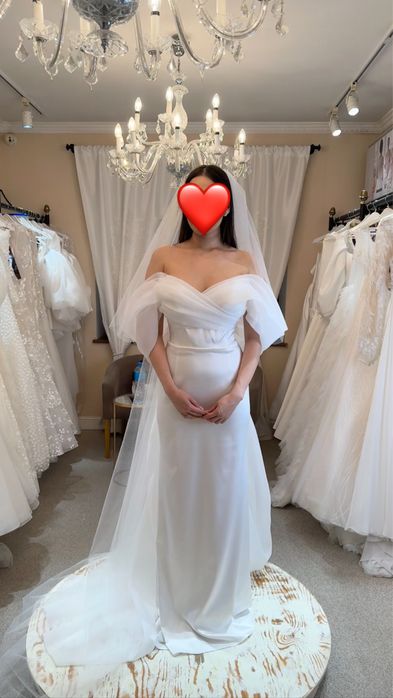 Свадебное платье от La Novia в идеальном состояние, размер М