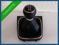 Manson schimbator + nuca PIELE + rama cromata VW Golf 5 6 Jetta cu 5T