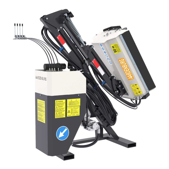 Tocator resturi vegetale, tocator cu brat lateral manual , ETA M