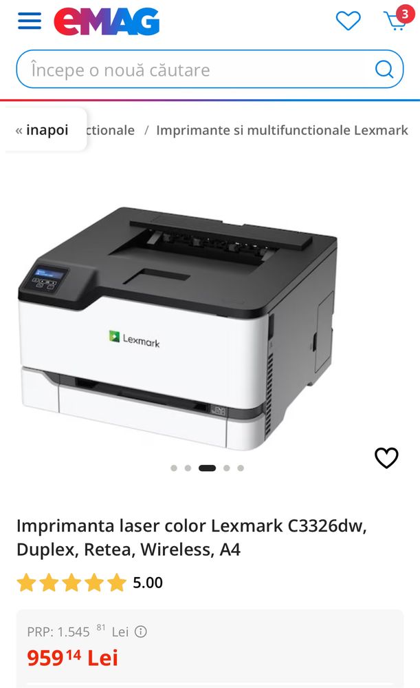 Inprimanta laser color