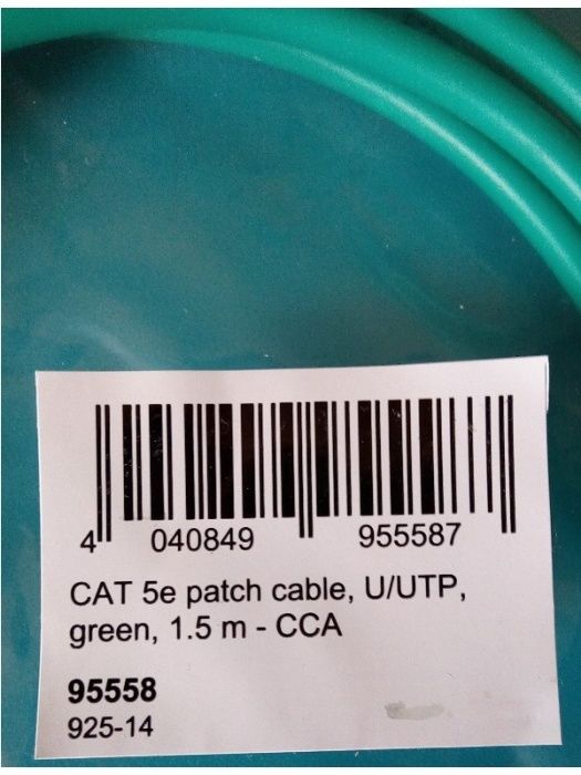 Cablu cu mufe RJ45 CAT5e internet