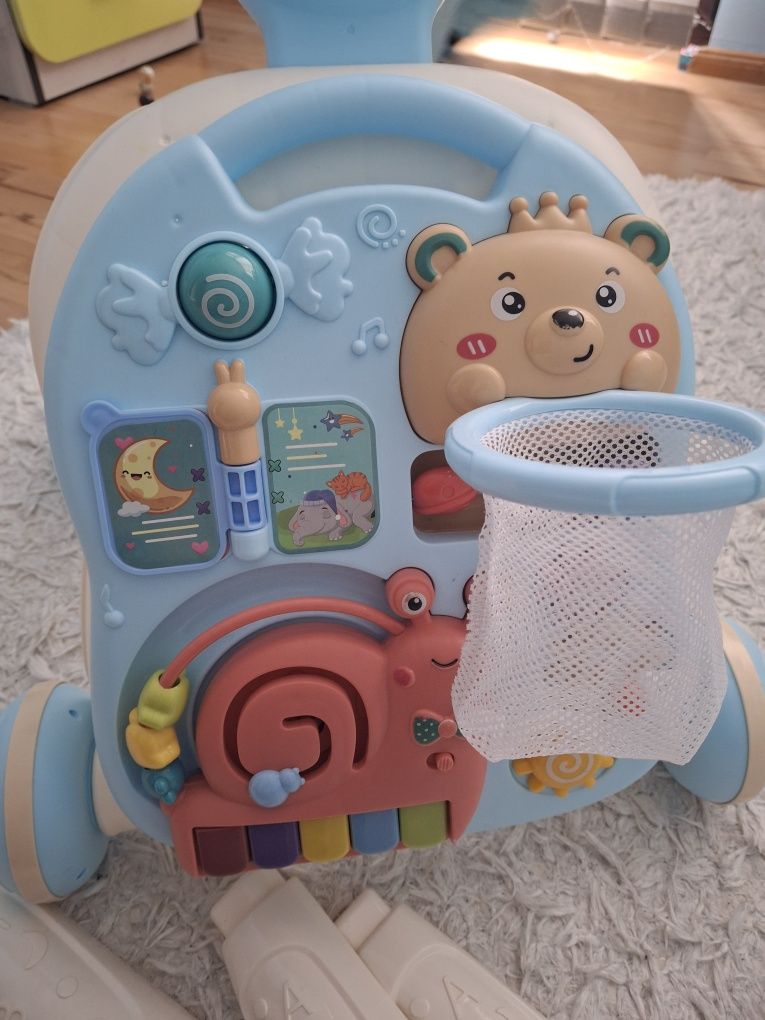 Уокър за бебе CHIPOLINO Мече 3в1, син