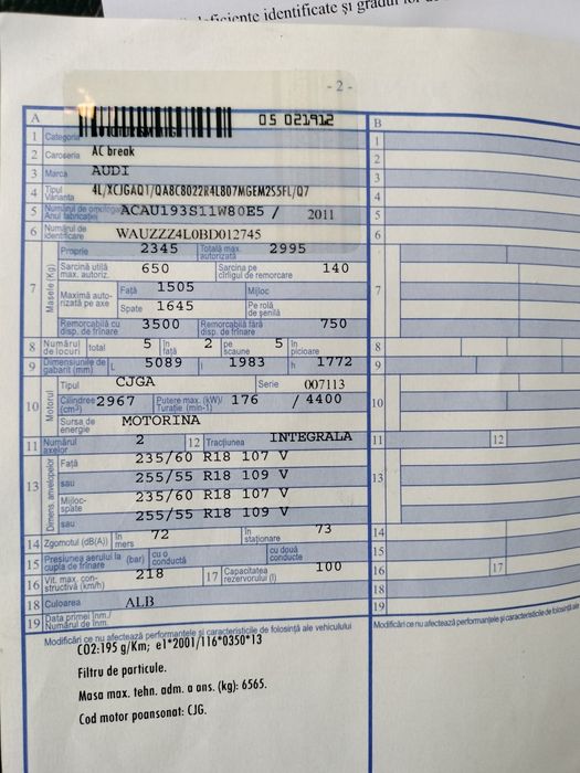 Audi Q7 proprietar