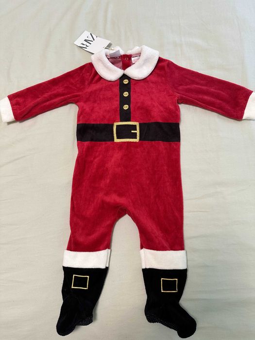 НОВ коледен бебешки ромпър на Zara