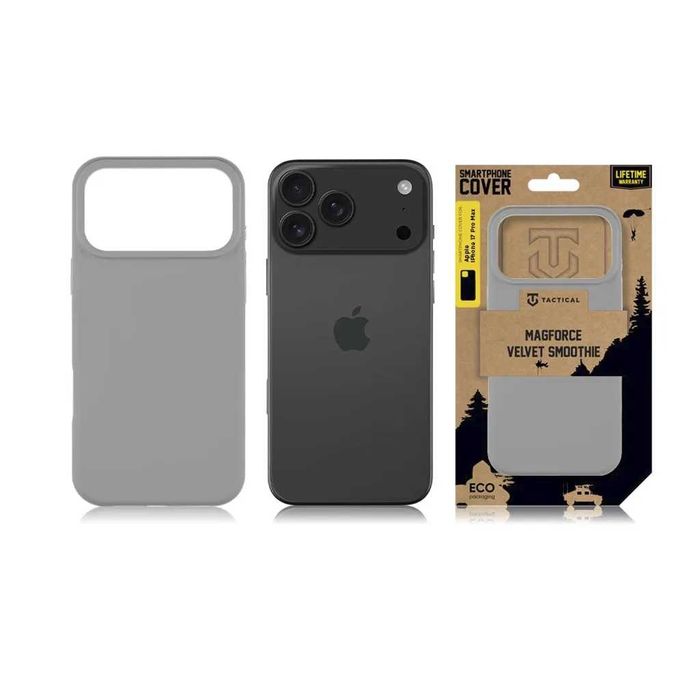 Tactical калъф, iPhone 17 Pro Max, сив