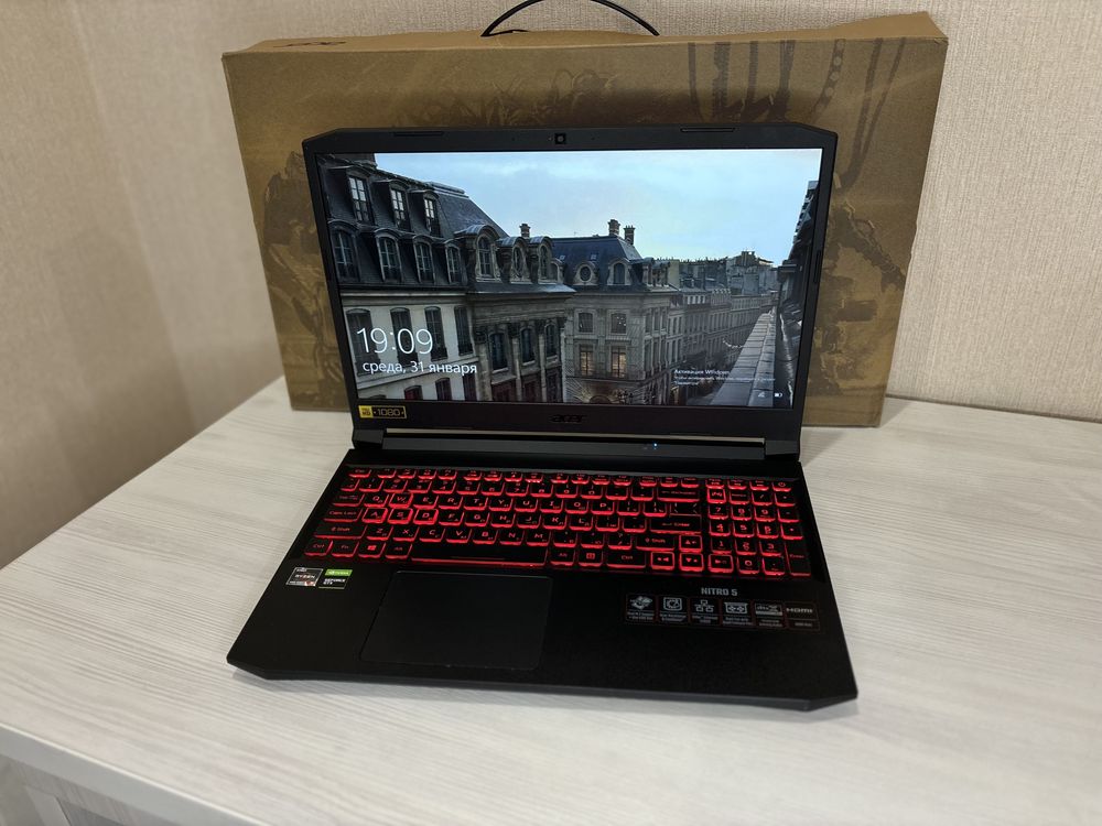 Игровой ноутбук acer nitro 5 an515-45-R8L