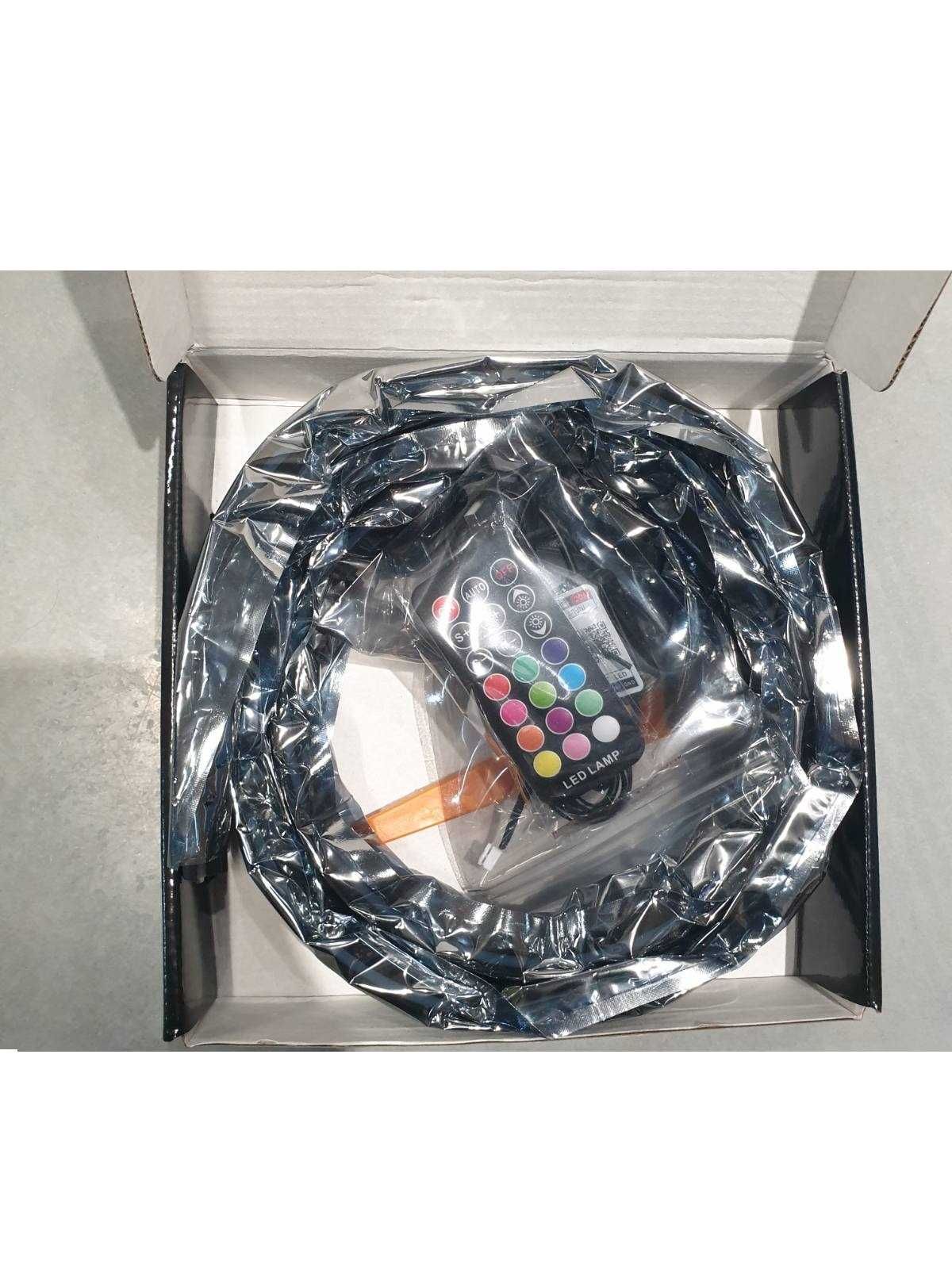 Светеща лента за интериор, стъкло, Диодна светлина за кола, 1.5м, 12v