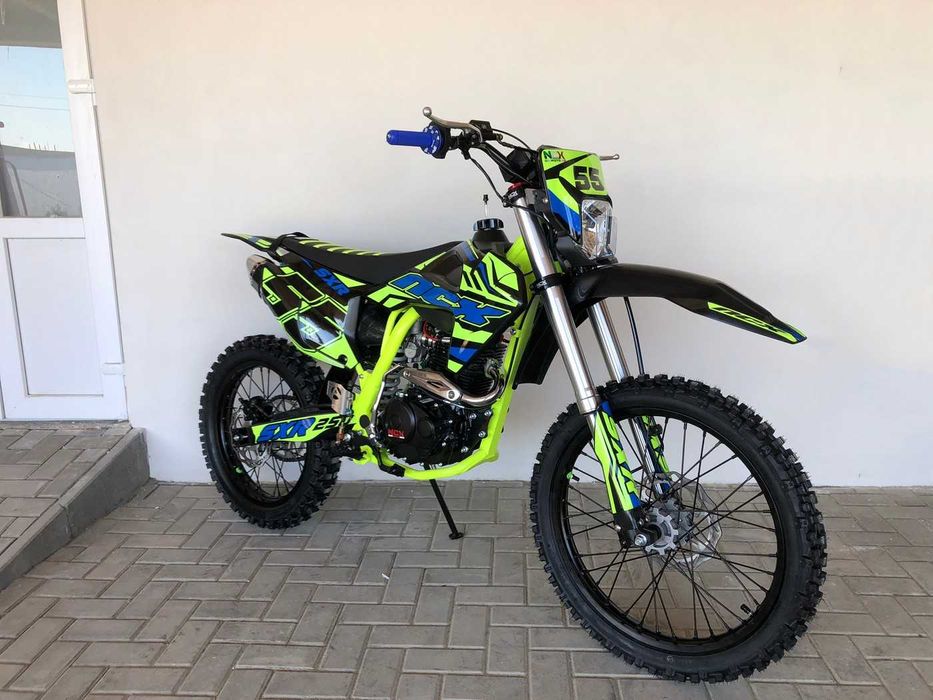 Motocicleta Cross NCX NX 250 21/18" 250cc 4T benzina verde/albastru