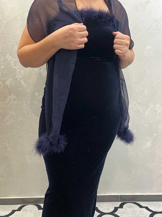 Официална рокля велур