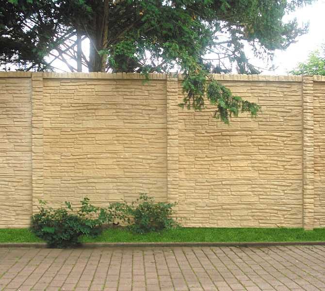 Gard decorativ din beton armat Arges