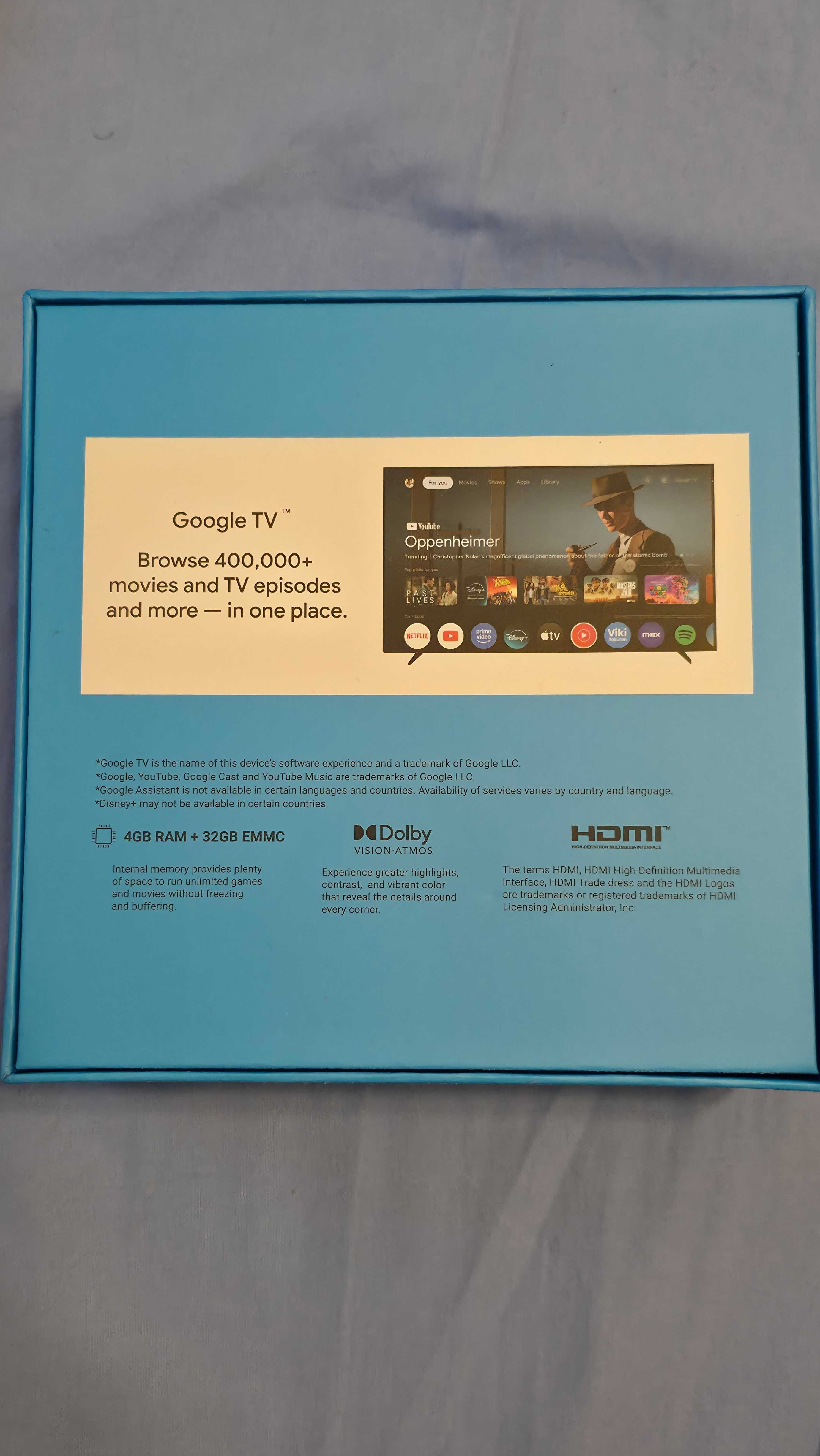 UGOOS SK2 – 4K Google TV 32/4 GB бокс, WiFi 6,BT 5.2