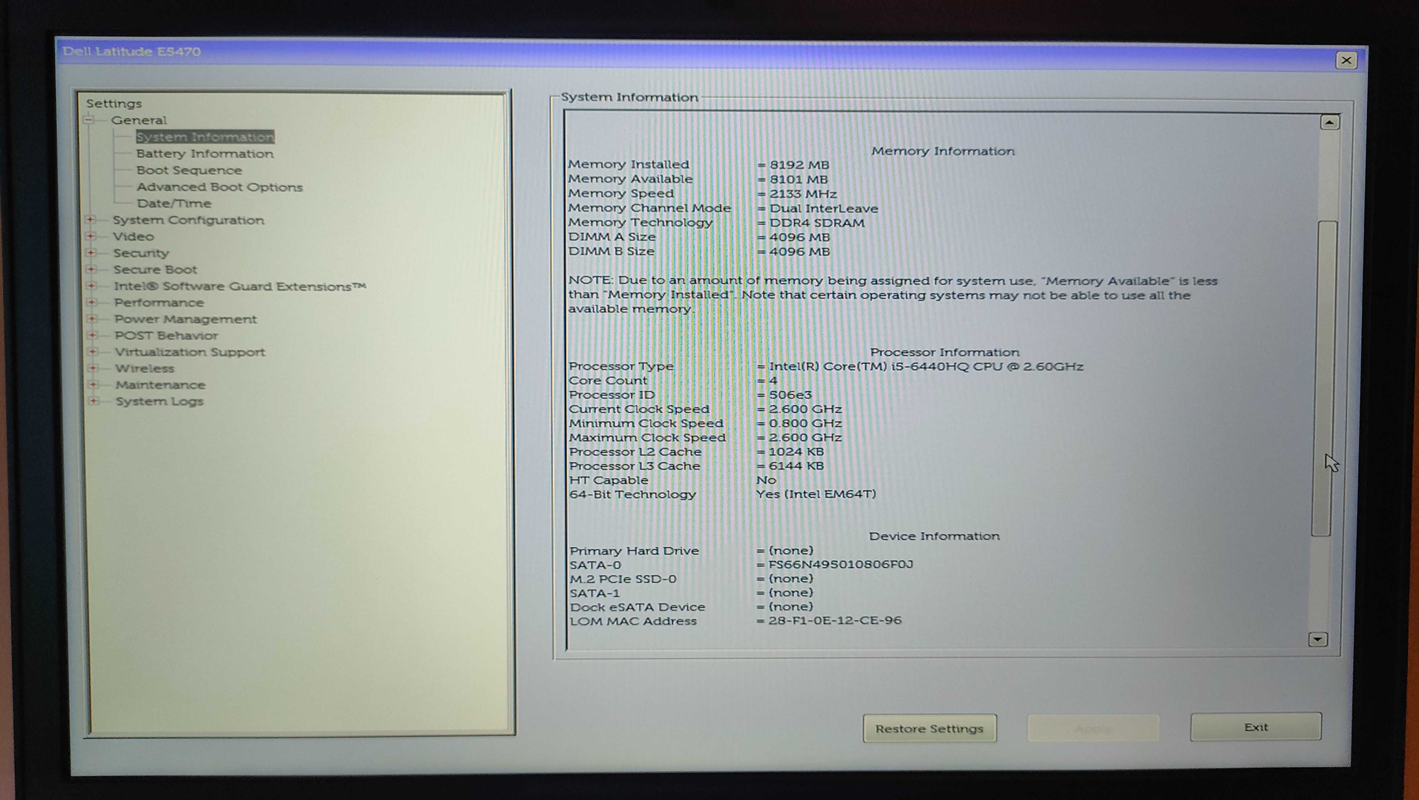 Лаптоп dell latitude e5470 i5/8gb/512 gb/ FHD