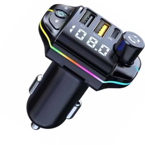 FM трансмитер Automat, MP3 плейър, 2 USB, 5V, 0.8A, Черен