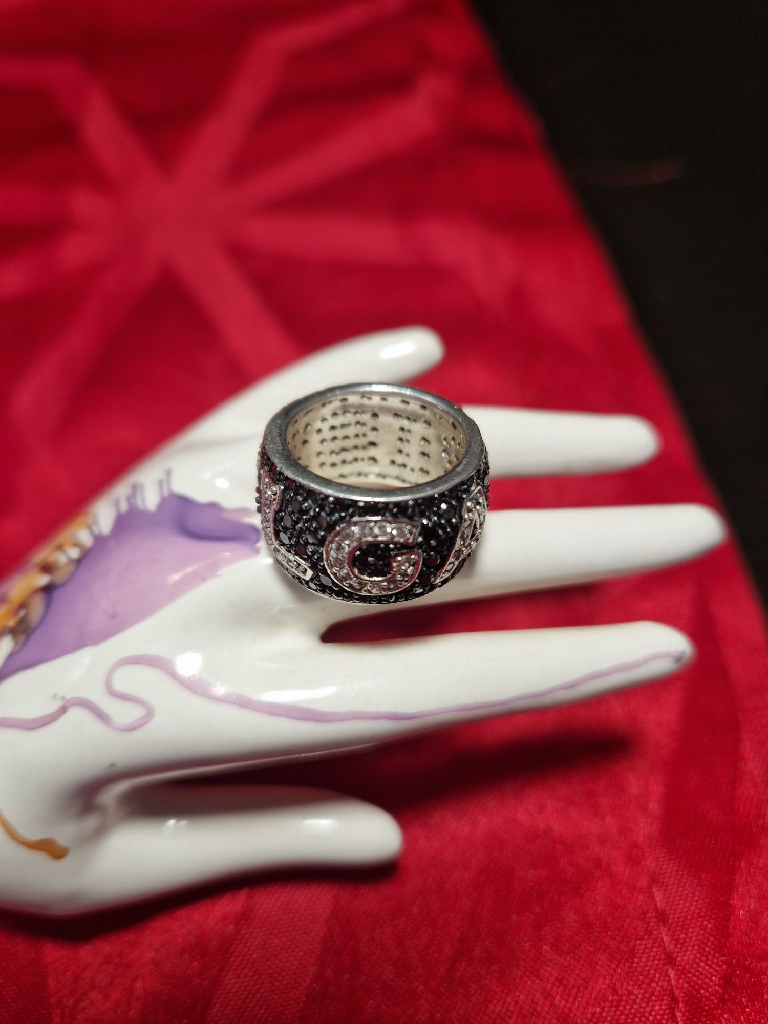 Много красив дамски сребърен пръстен BULGARI