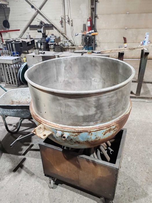 Vas INOX cazan malaxor pasteurizare 250 L ,industrial