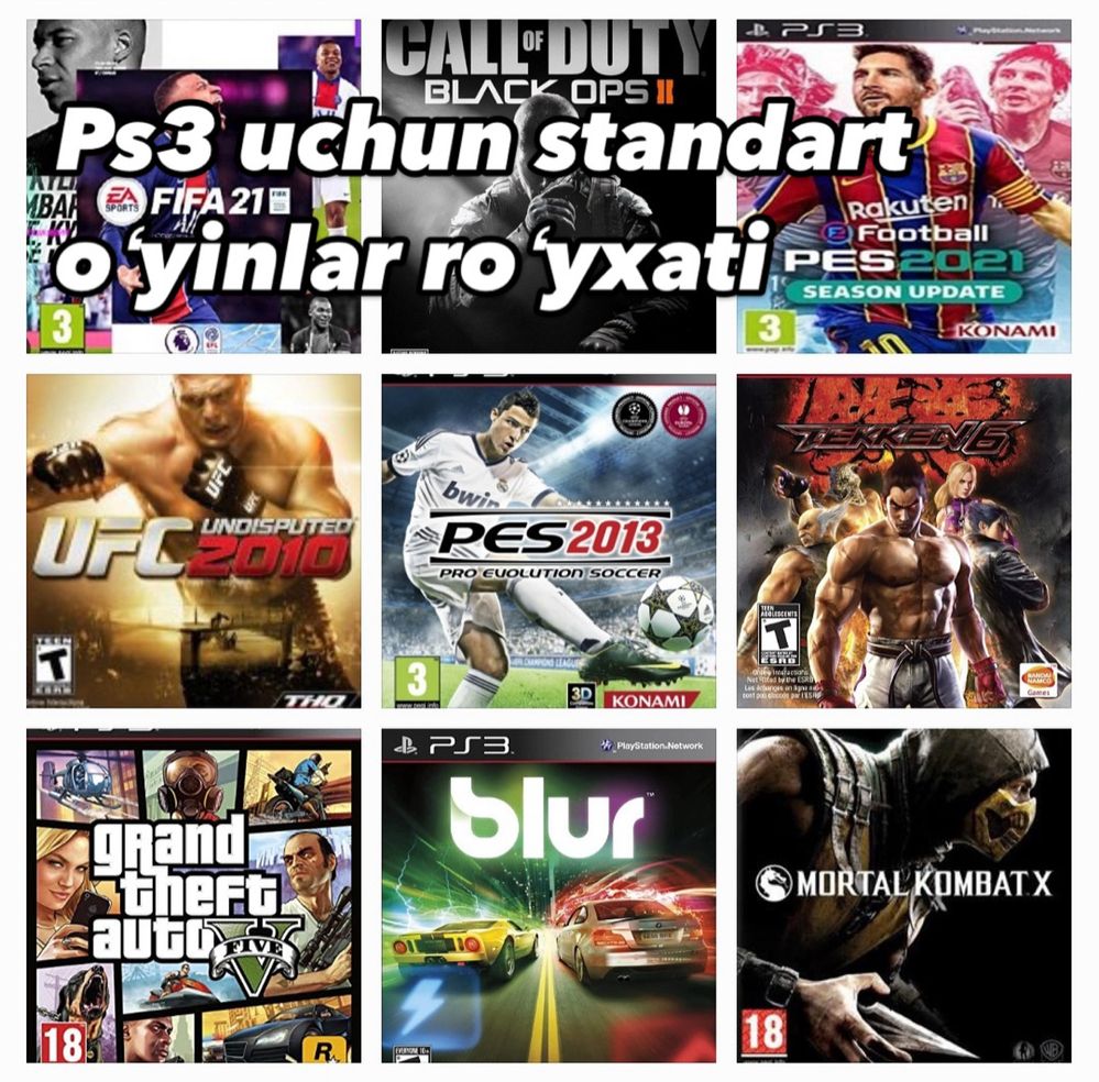 Ps3 supper slimlar optom sotiladi