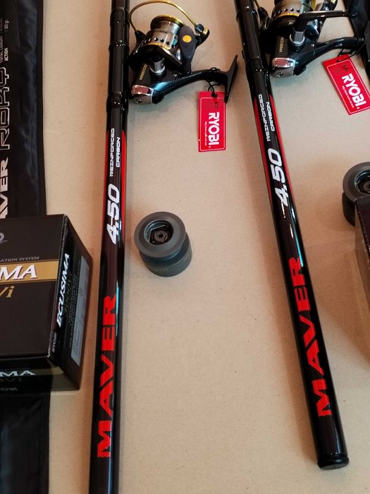 Нови Въдици, макари.