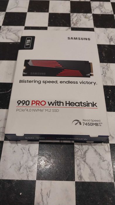 Новый SSD NVMe Samsung 990 PRO Series 1TB with HeatSink.