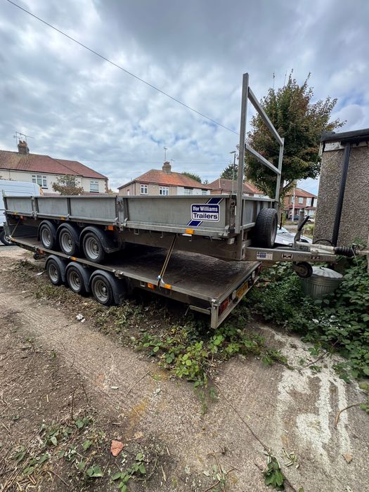 Remorca platforma utilaje ifor williams 5.5 metri lungime