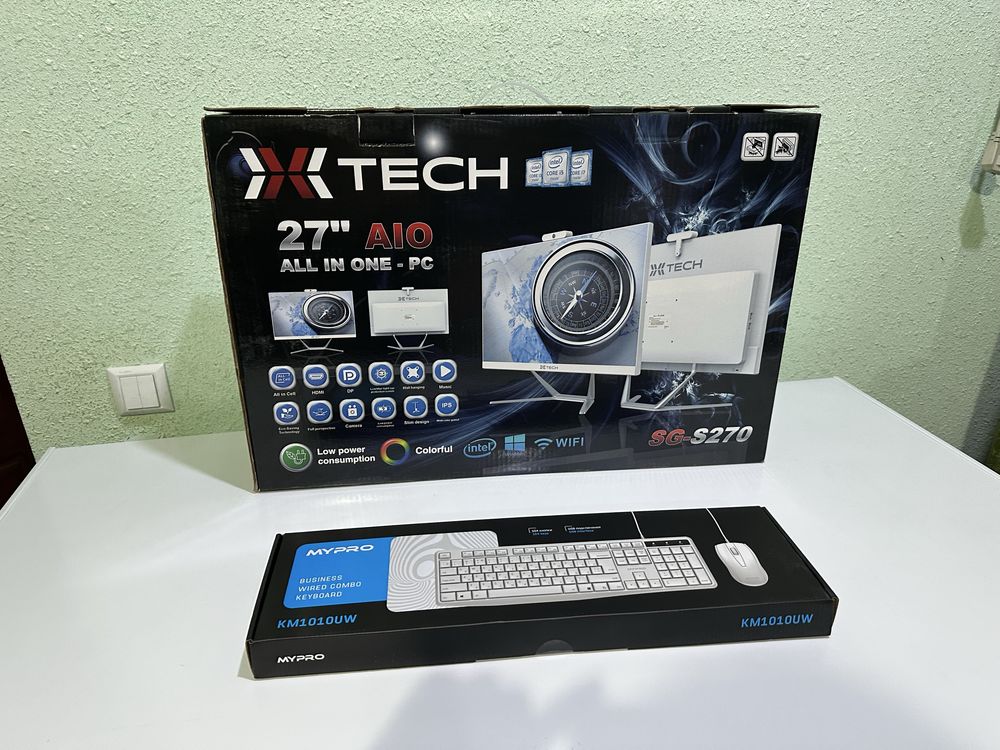Yangi Monoblok Xtech 27” IPS  /CORE-i5-12400 /H610 /8/512