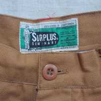 Винтажные брезентовые брюки / 40-42 размер Surplus / Made in Japan
