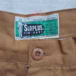 Винтажные парусиновые брюки / 40-42 размер Surplus / Made in Japan