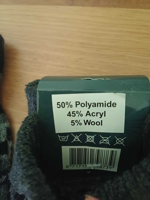 Mănuși lână,  noi, set 2 perechi