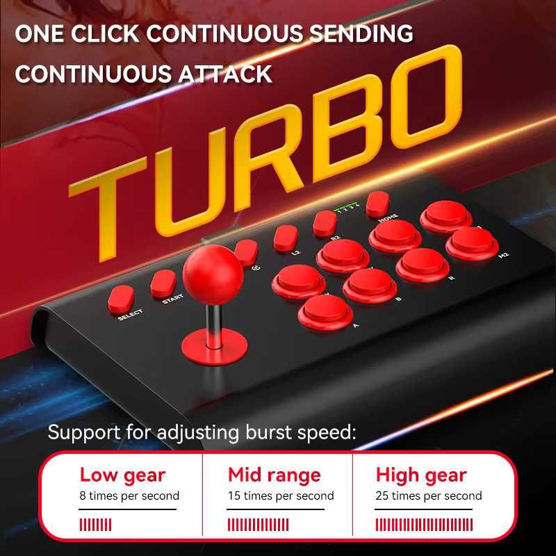 НОВА Джойстик Ръчка (Arcade Fight Stick) BSP-Y02 Bluetooth / USB