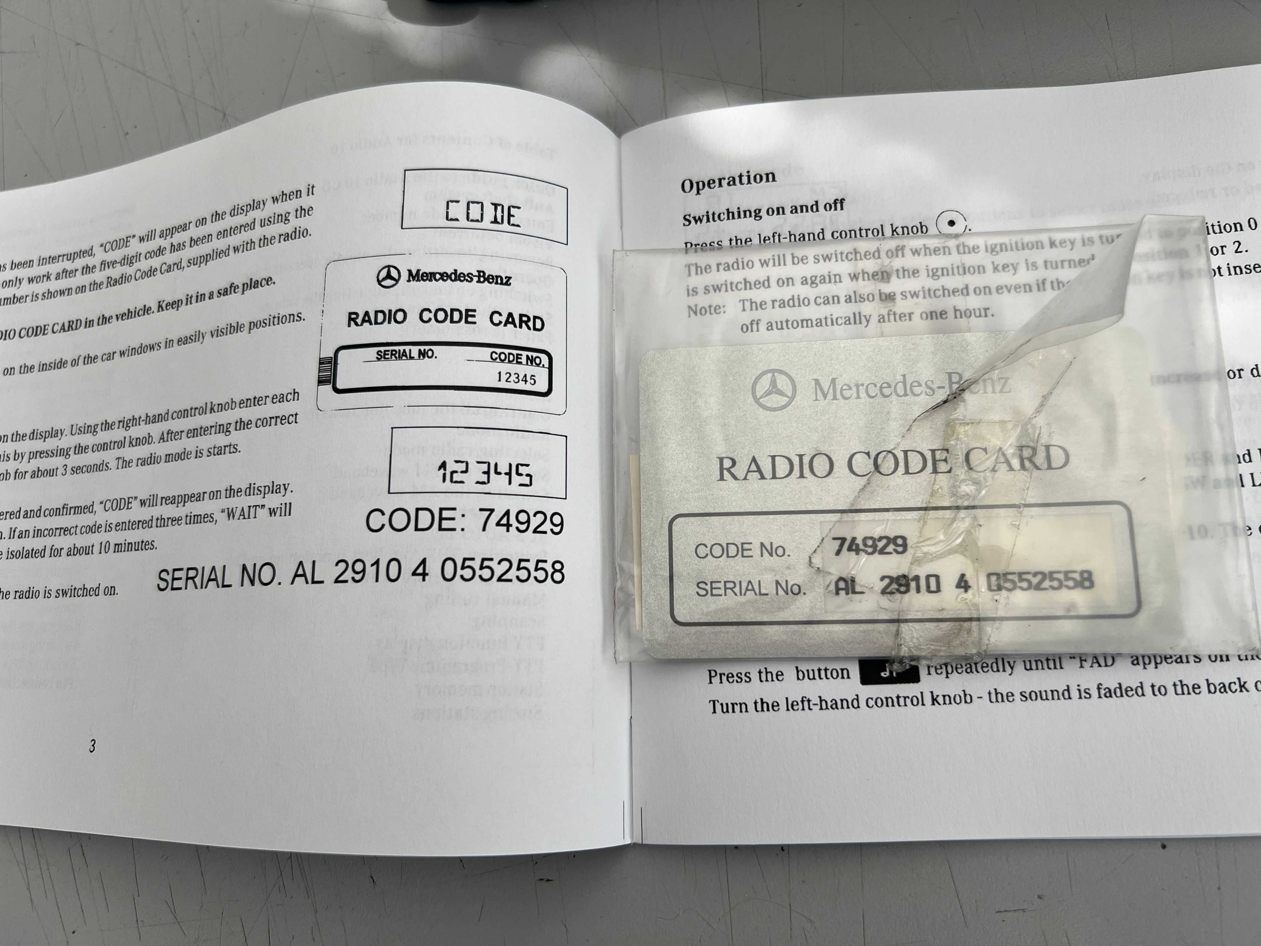 Радио CD NAVI Mercedes-Benz audio 10 / Mercedes-Benz audio 30 APS