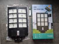 Lampa solara LED 800W cu senzor miscare, telecomanda, bec stradal
