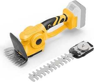 Set de foarfece de iarbă cu baterie, compatibile cu Dewalt 18 V 20 V,