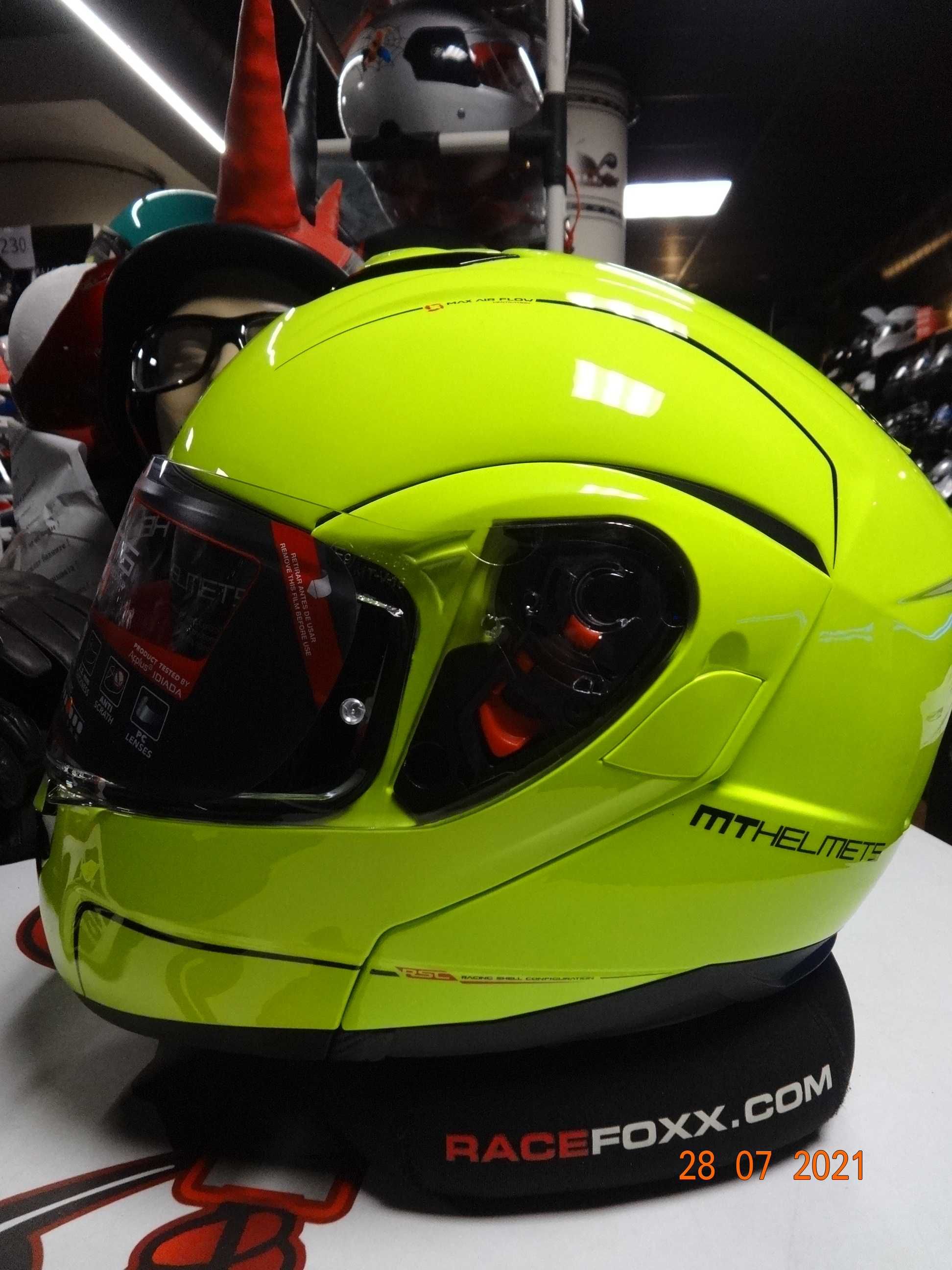 каска MT Helmets каска ATOM SV модуларна мото каска тъмни очила