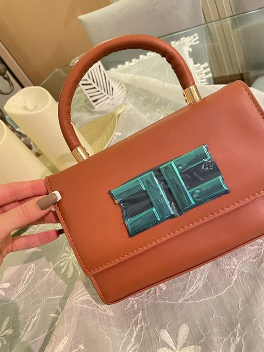 Чанта Elisabetta franchi кафява