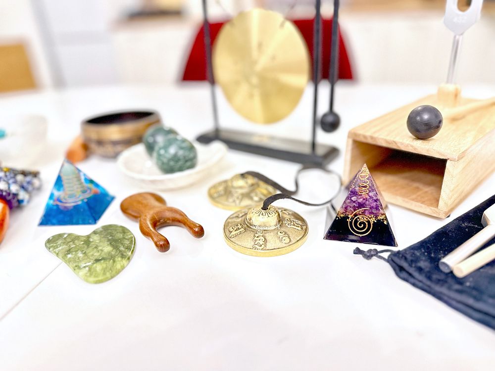 Set Echilibrare Chakre prin Sunete 432Hz & Cristale|Orgonite+Bonus