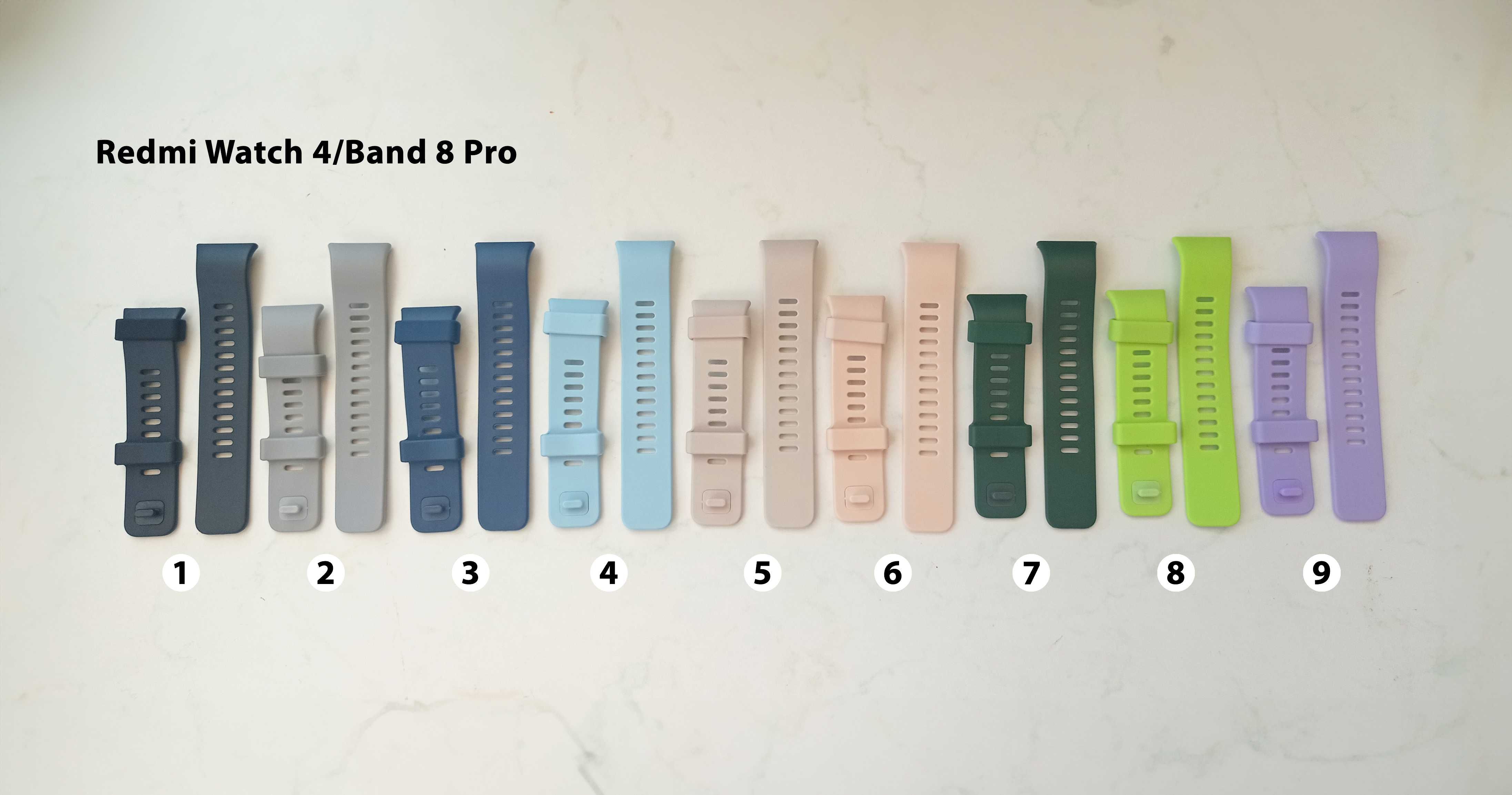 Силиконови каишки за Redmi Watch 4/ Band 8 Pro